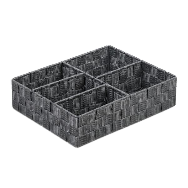 Lådförvaringsinsats, 8.5x32x25 cm, Grå, Plast, Kodustaar
