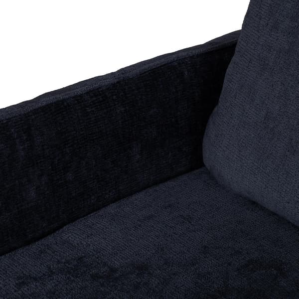Hörnbäddsoffa CLOUD 226x160x88 cm Blå Tyg Förvaring
