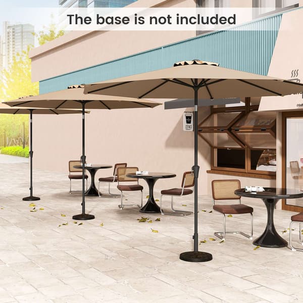 Patio Umbrella, 290x253 cm, Kahvi , Star