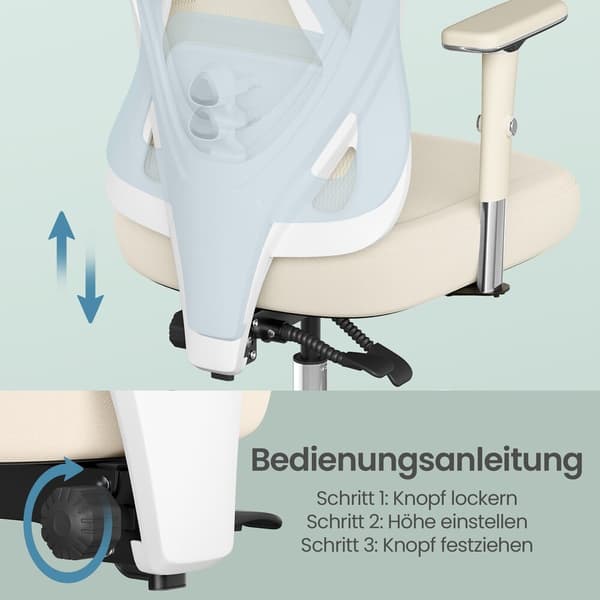 Kontorstol Ergonomisk 70x70x112 cm Brun