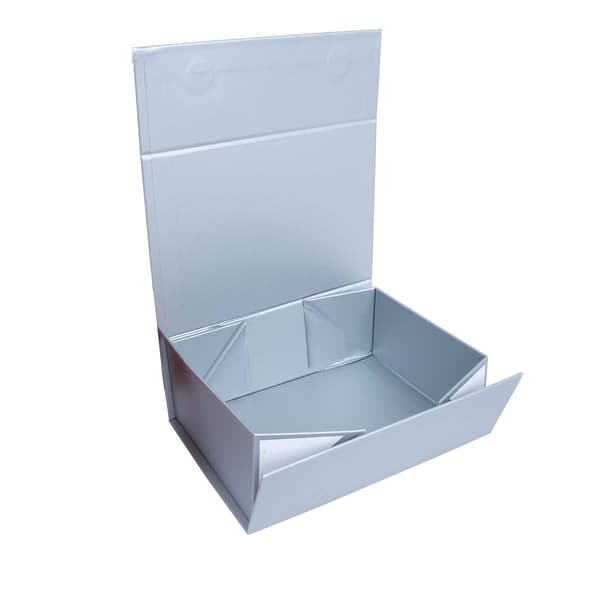 Papæske 26x18x8,5 cm Grå Foldbar