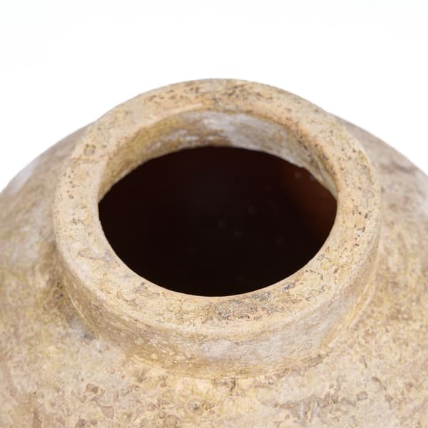 Vase Echo 20x20x30 cm Creme Terrakotta