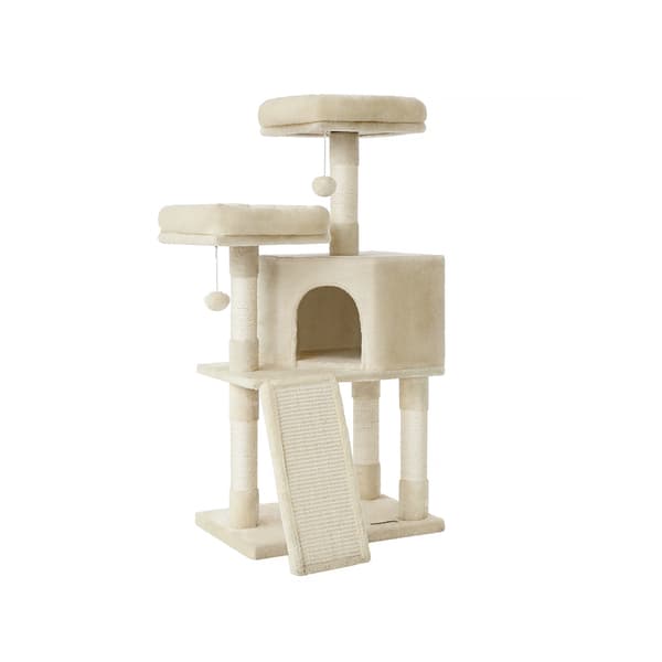 Kattställning, 50x35x115 cm, Beige