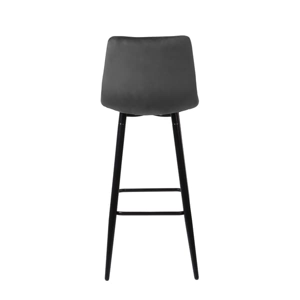 Barstol CHILLI 42x52x104 cm Brun Sammet