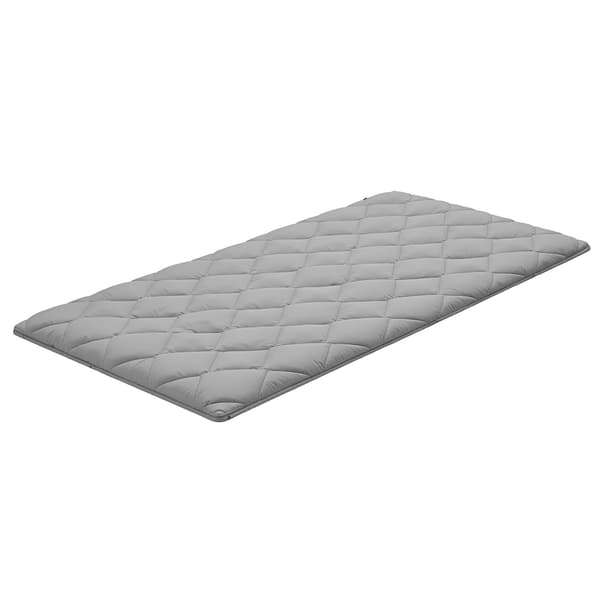 Tatami-måtte, 203,2x99,1x8,9 cm, grå, foldbar madras