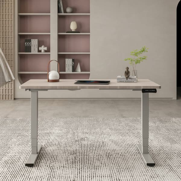 Bordben Ergo Optimal 110x62x127 cm Silvergrå