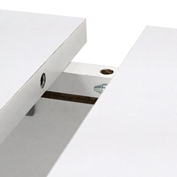 Matbord 120x80x76 cm Vit, Home, Trä, Utdragbart