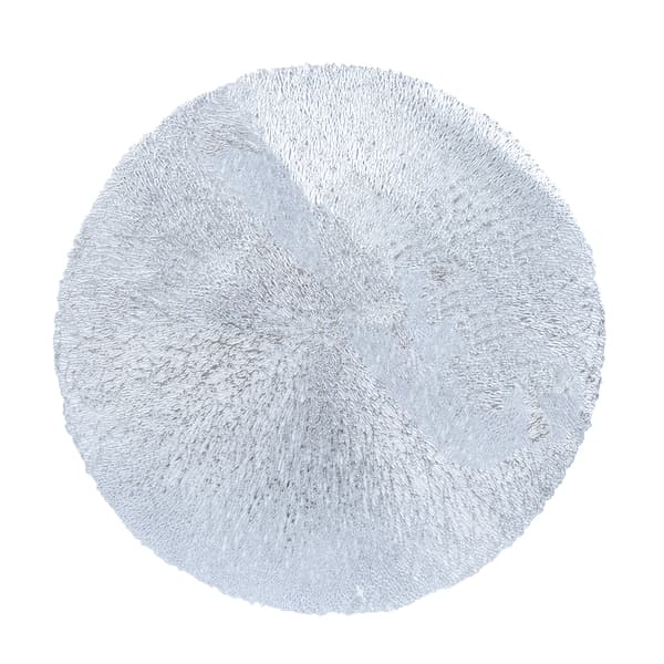 Bordskåner 38 cm sølv PVC