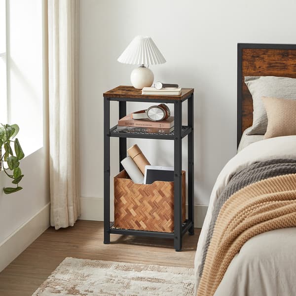 Sidetable, 45x75x35 cm, Brun Sort