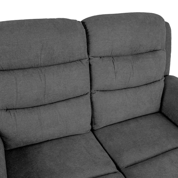 Fåtöljsoffa MIMI 153x93x102 cm grå tyg