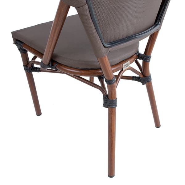 Stol 45x55x86 cm Brun Aluminium
