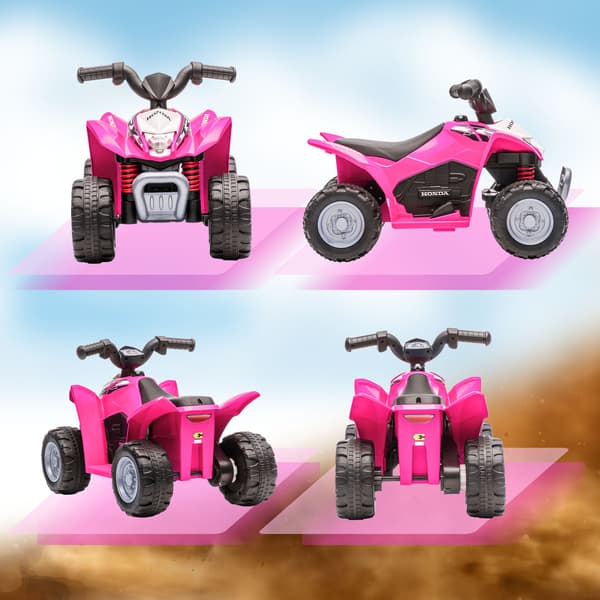 Elektrisk børne-quad 65,5x38,5x43,5 cm pink