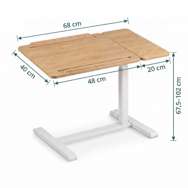 Höj- och sänkbart skrivbord på hjul, Kodustaar