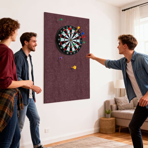 Dartskive Surround 6-delt Filttæppe, Kodustaar