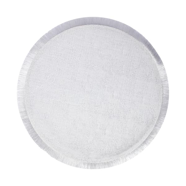 Bordsunderlägg 38 cm silver PVC
