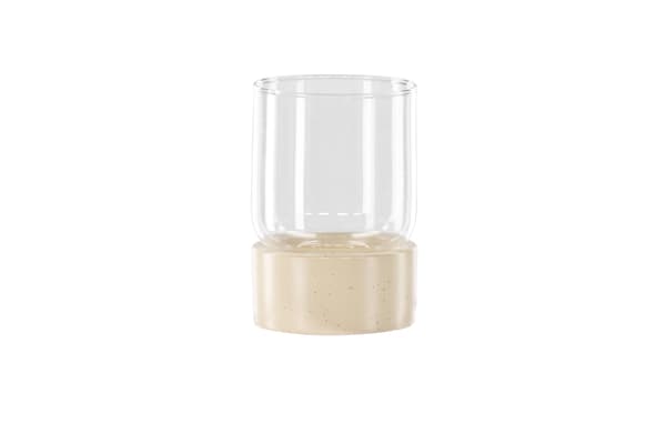 Lanterne, Vica, 8x12x8 cm, Beige