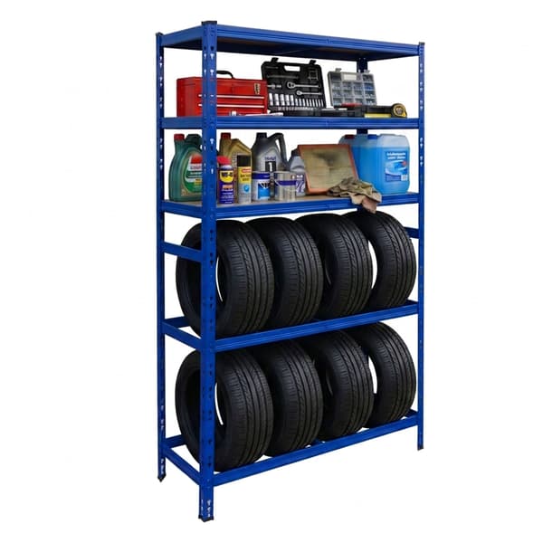 Däckställ 3 hyllor stål, Kodustaar