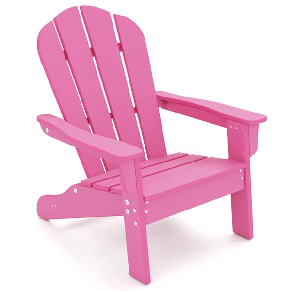 Børne Adirondack-stol 53,3x52,1x63,5 cm pink