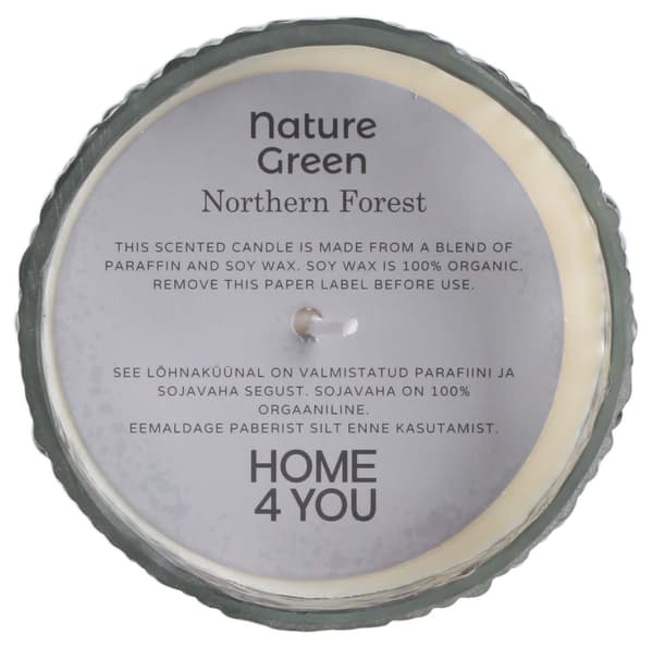 Duftlys Northern Forest 10x9 cm Grøn