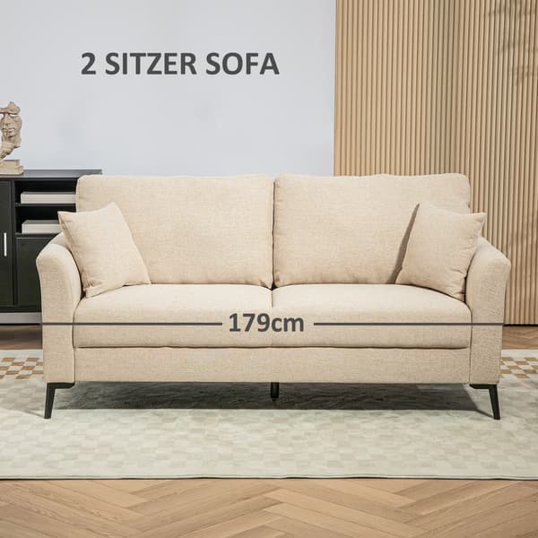 Soffa, 179x80x89 cm, Beige