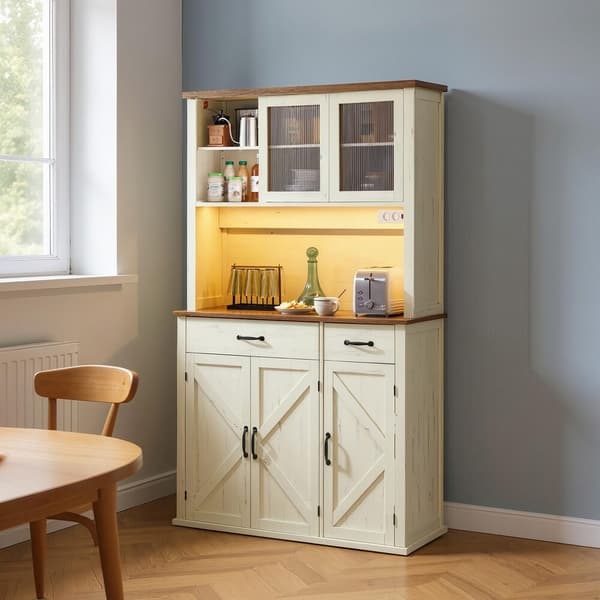 Sideboard 39,5x106,5x180,6 cm Vit förvaring