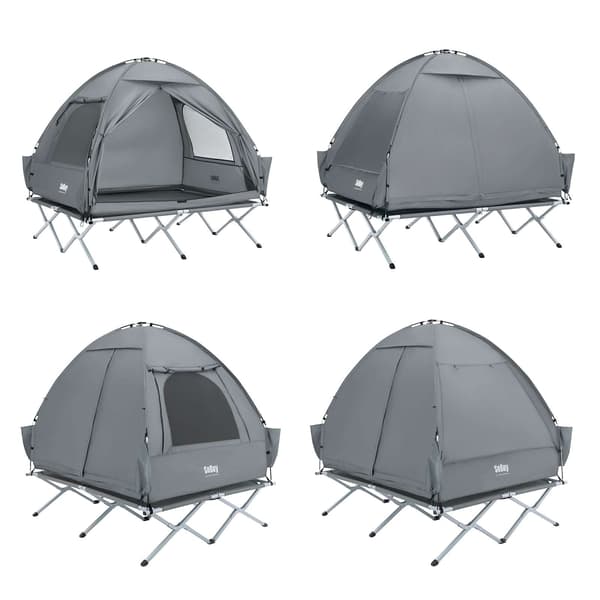 Teltta, OGS32-II-L-HG, 193x145x185 cm, Harmaa