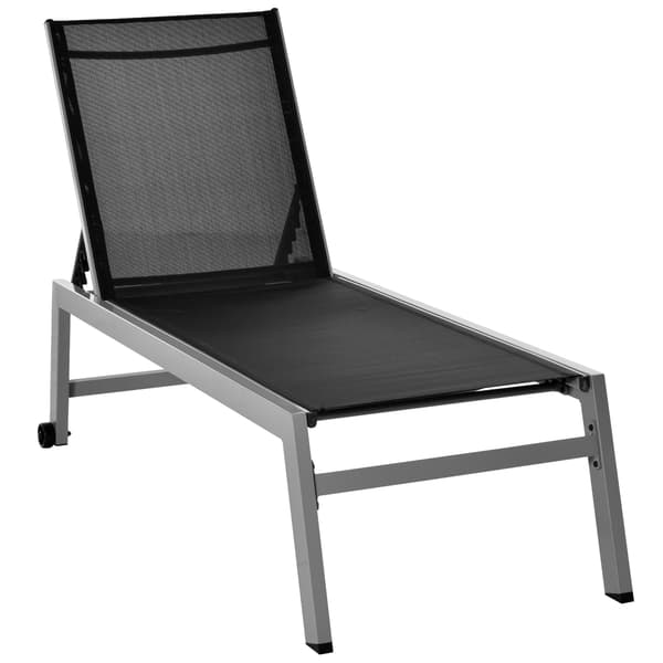 Solstol, 169x65x102 cm, Svart