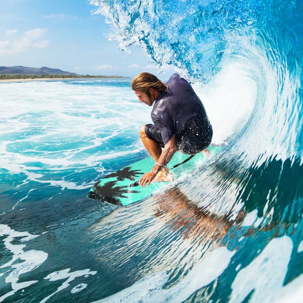 Bodyboard, 104×52×6 cm, Grön , Star