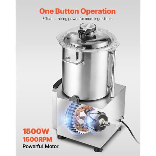 Foodprocessor, 42,5x37,3x71 cm, rustfrit stål