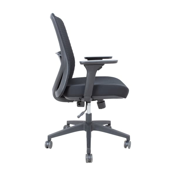 Kontorstol SEVERO 63x60x94-103 cm Sort