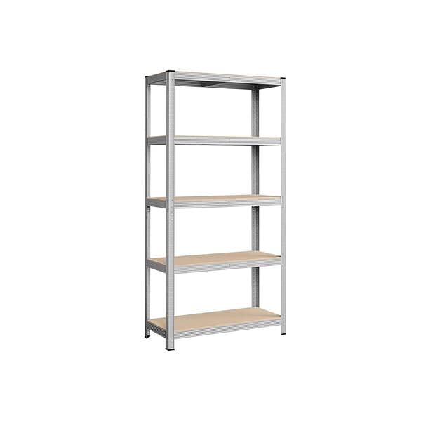 Reol 90x40x180 cm Ecru Stål
