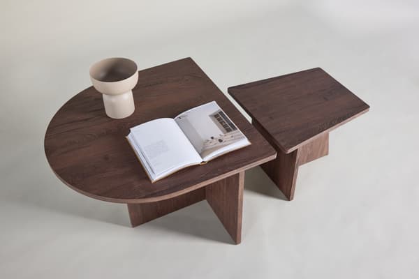 Sofabord, 60x45x35 cm, Brun, MDF