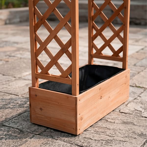 Planter med spaljé och tak, Kodustaar