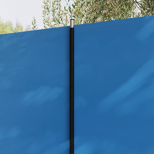 Vindskydd 540x150 cm Blå Polyester
