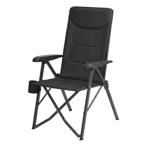 Campingstol 70x60x110 cm Svart