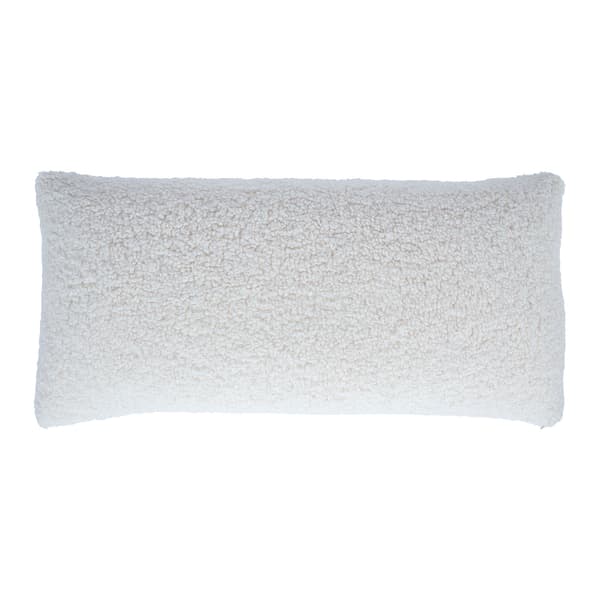 Kudde LARRY 32x65 cm vit tyg