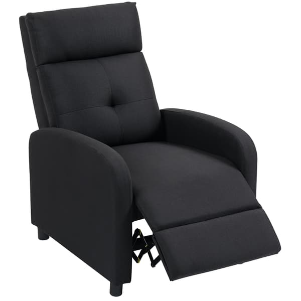 Lænestol 67x87x98 cm Sort Polyester
