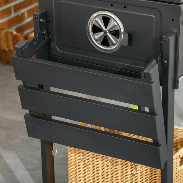 Hiiligrilli, 120x64x114 cm, Musta