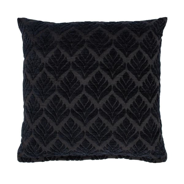 Pude 45x45 cm Sort Stof – 45x45cm