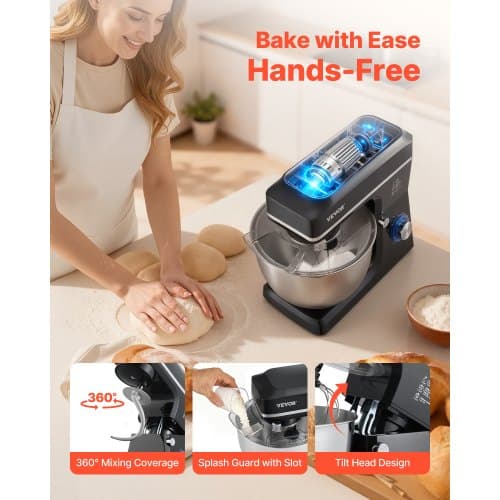 Standmixer, 450x268x362 mm, sort rustfrit stål
