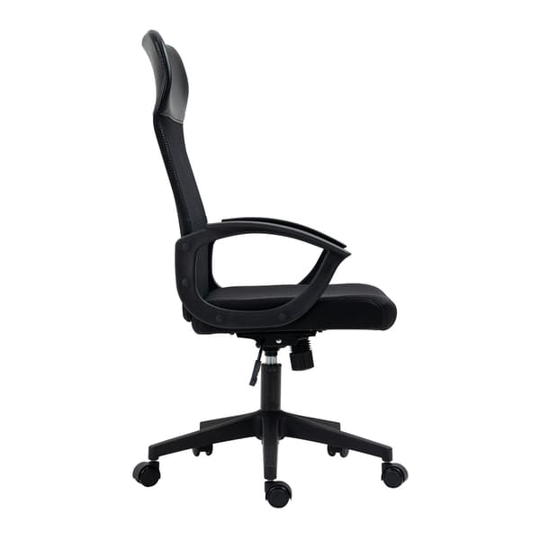 Kontorstol Linus 60x62x107-117 cm Sort