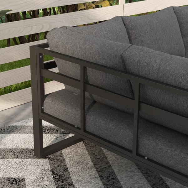 Utemöbelset, 148x61x71,5 cm, Grå