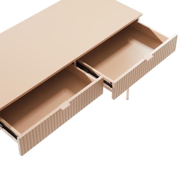 Skrivebord SEQUENCE 120x50x79 cm Cappuccino