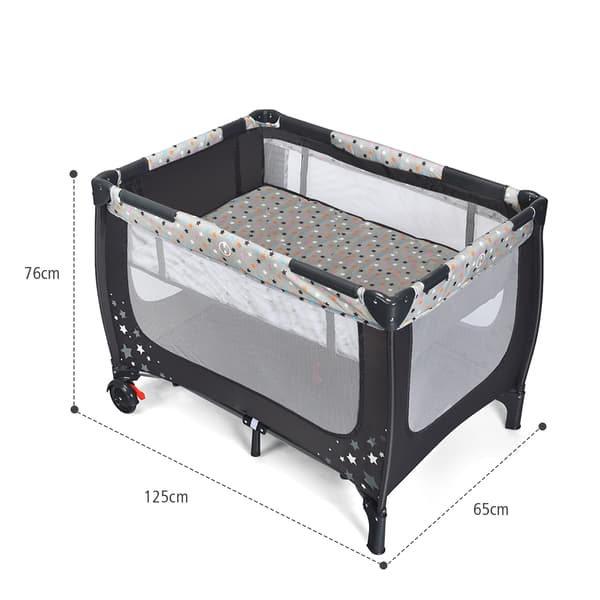 Baby seng, 125x65x76 cm, Star