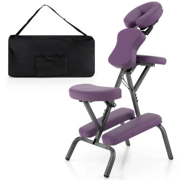 Massagestol, 48x75x110-120 cm, Sort , Star