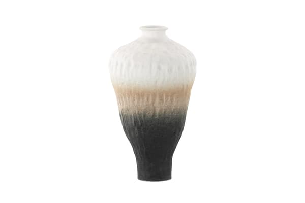 Vase, 16x29 cm, Beige, Keramik