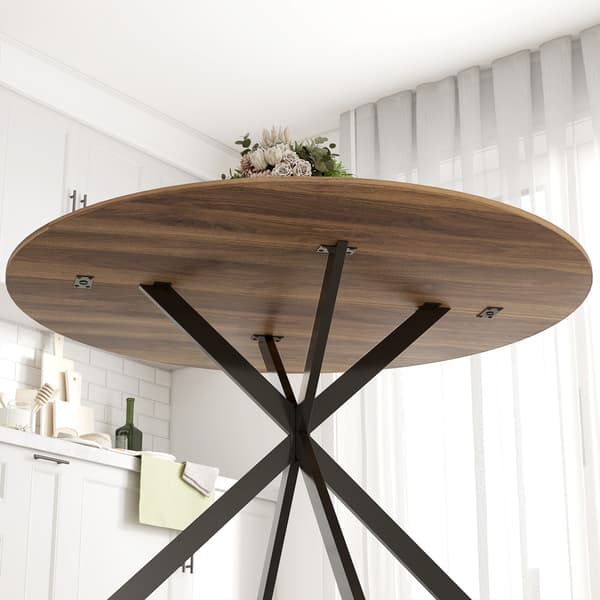 Matbord, 120x75 cm, Brun, Trä
