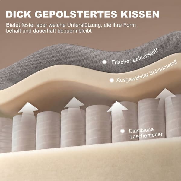 Accentstol med 360° drejebase 85x79x84 cm lys grå