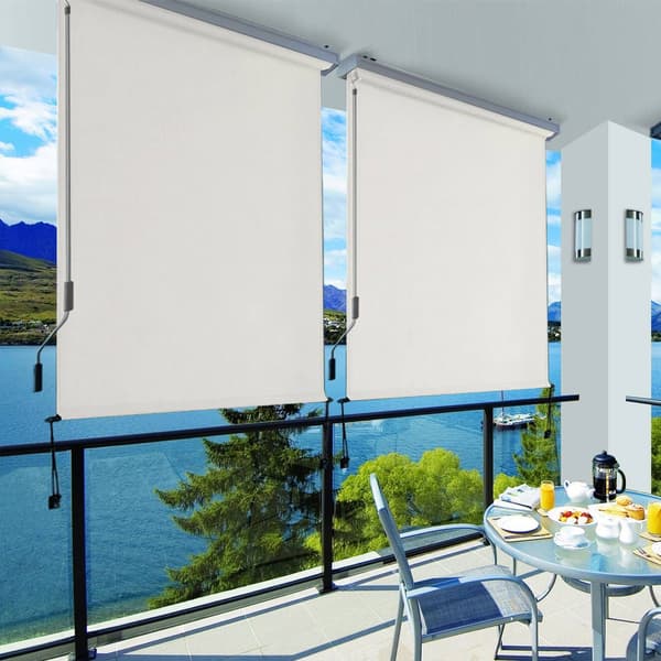 Vertikal markise, 250x180 cm, beige