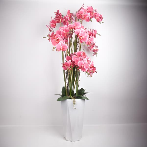 Konstgjord orkidéväxt 132 cm rosa